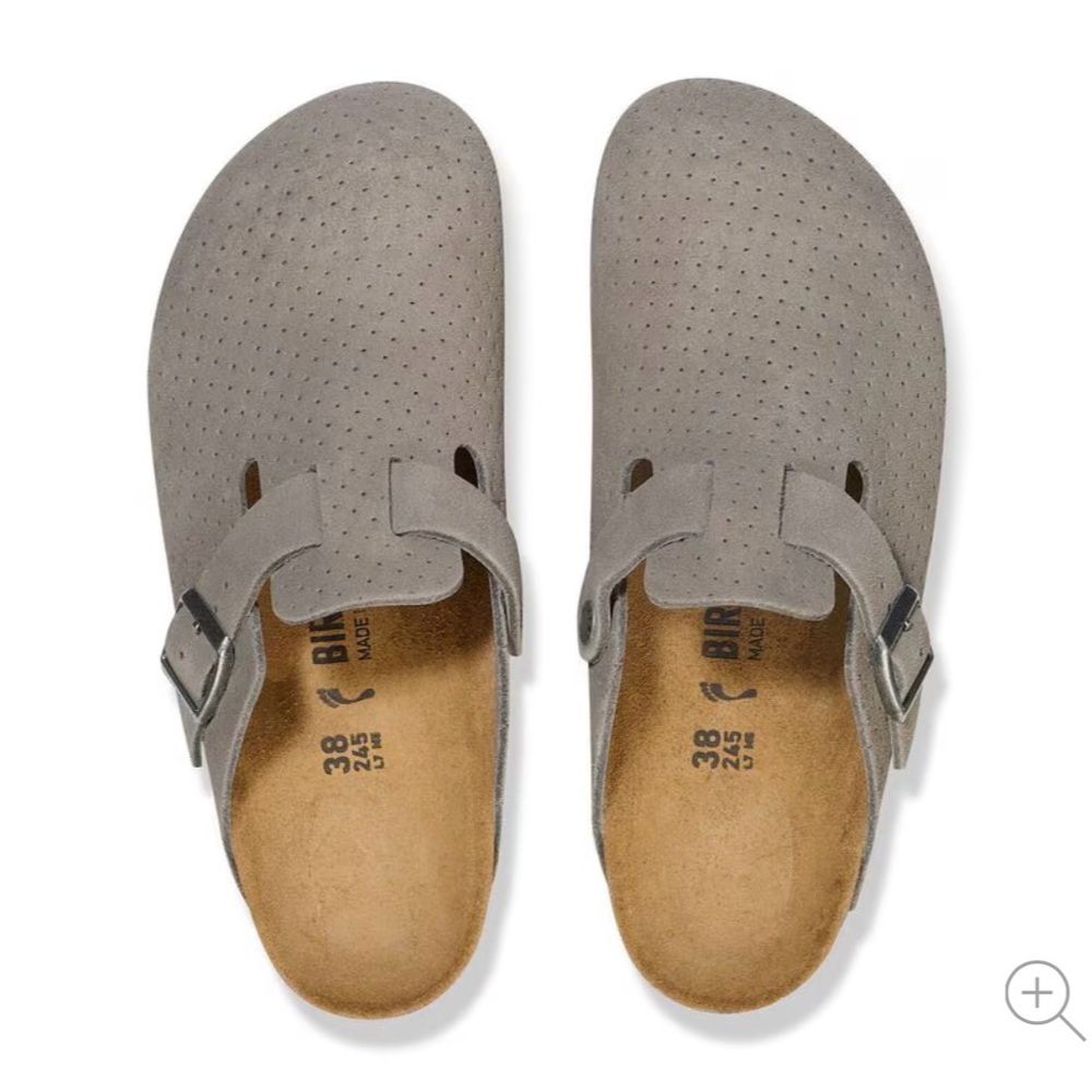 Birkenstock Gray Mules